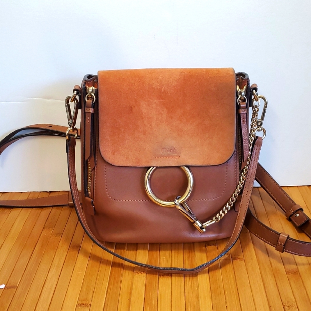 Chloé Faye Small Tobacco Backpack